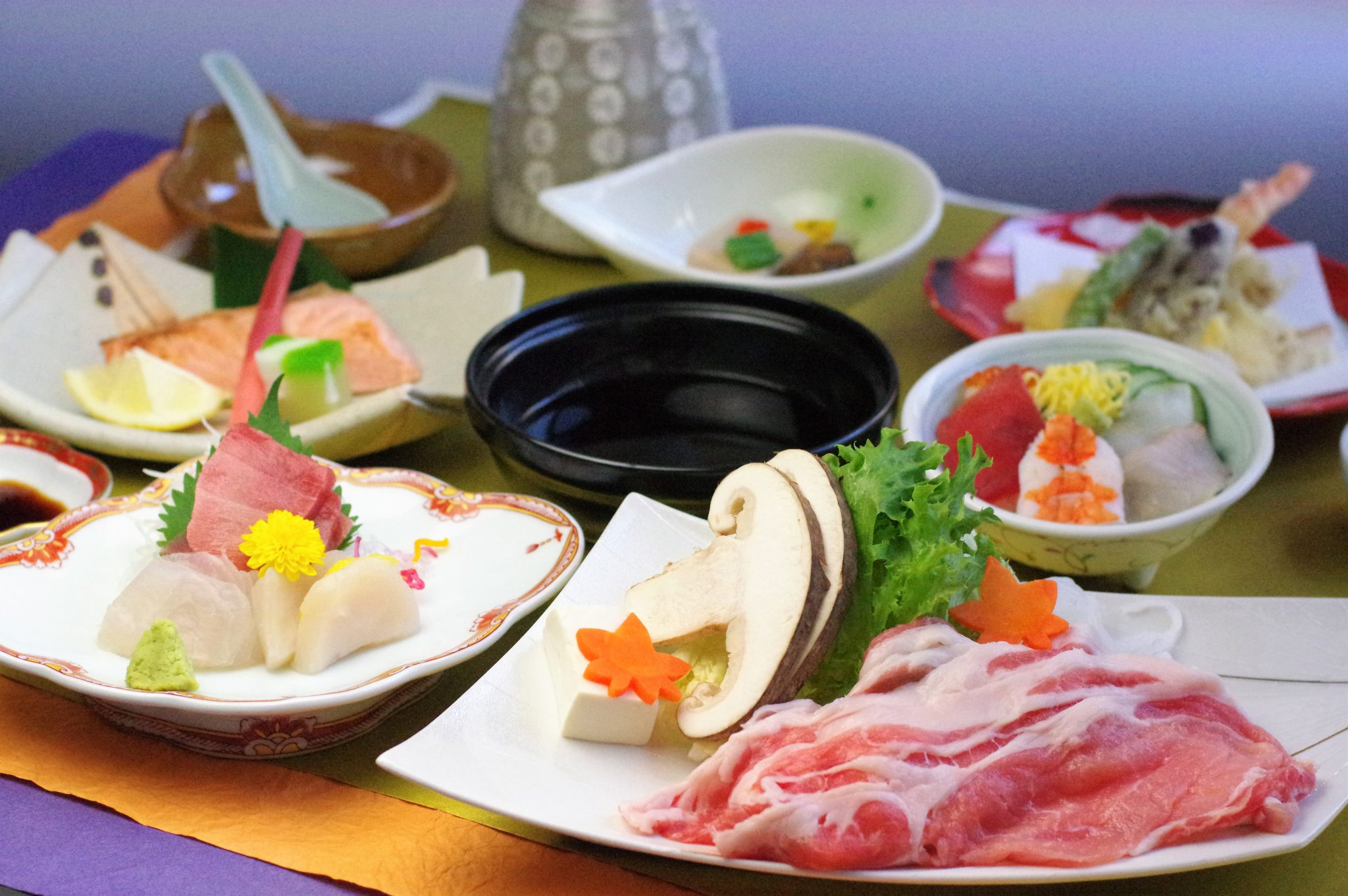 ふじのくにすきしゃぶコース(3780円)